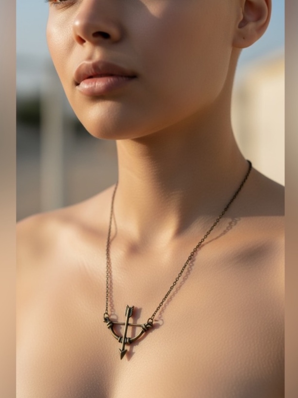 Elegant antique arrow Necklace